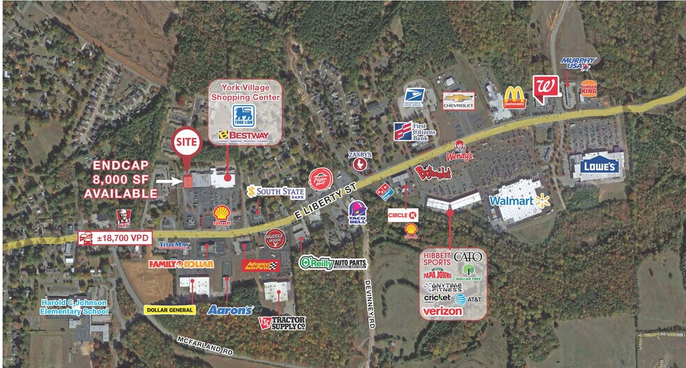 717 E Liberty St, York, SC à louer - Photo de l’immeuble – Image 2 sur 3