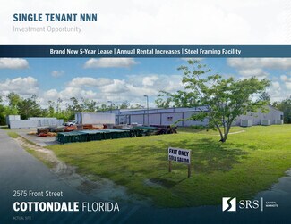 Plus de détails pour 2575 Front St, Cottondale, FL - Industriel/Logistique à vendre