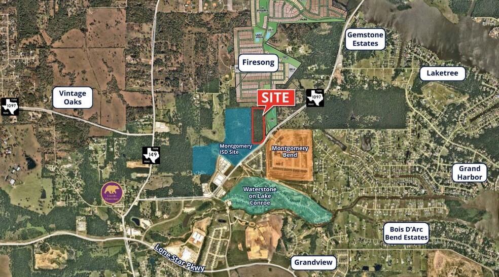 FM 1097, Montgomery, TX à vendre - Photo de l’immeuble – Image 2 sur 3