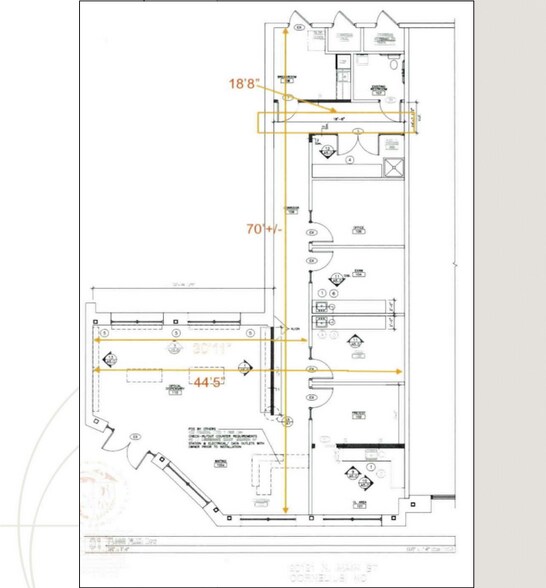 20121-20129 N Main St, Cornelius, NC à louer - Plan d’étage – Image 1 sur 1
