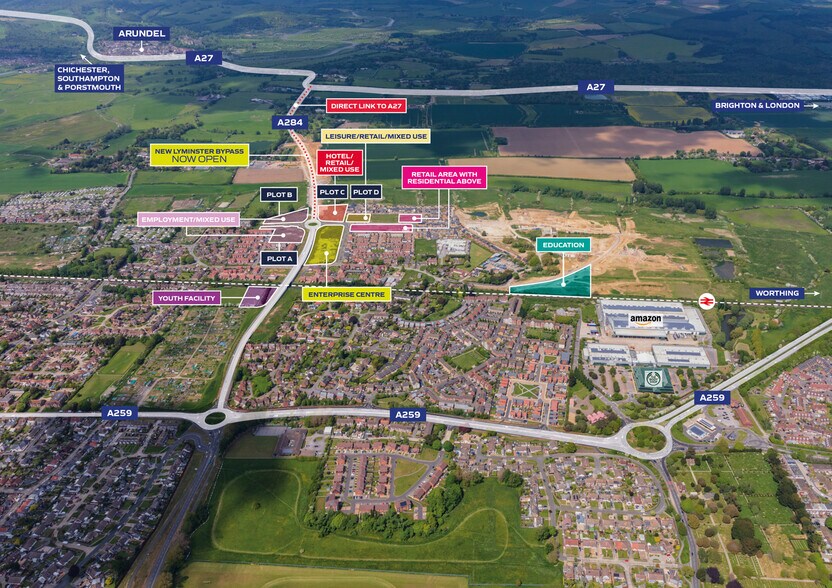 Toddington Ln, Littlehampton à vendre - Aérien – Image 2 sur 2