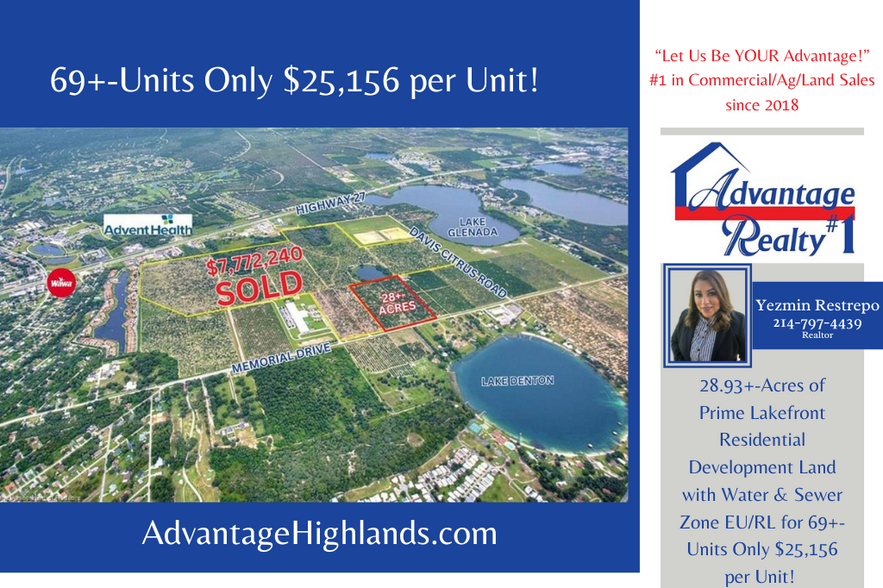 887 Memorial dr, Avon Park, FL à vendre - Photo principale – Image 1 sur 4