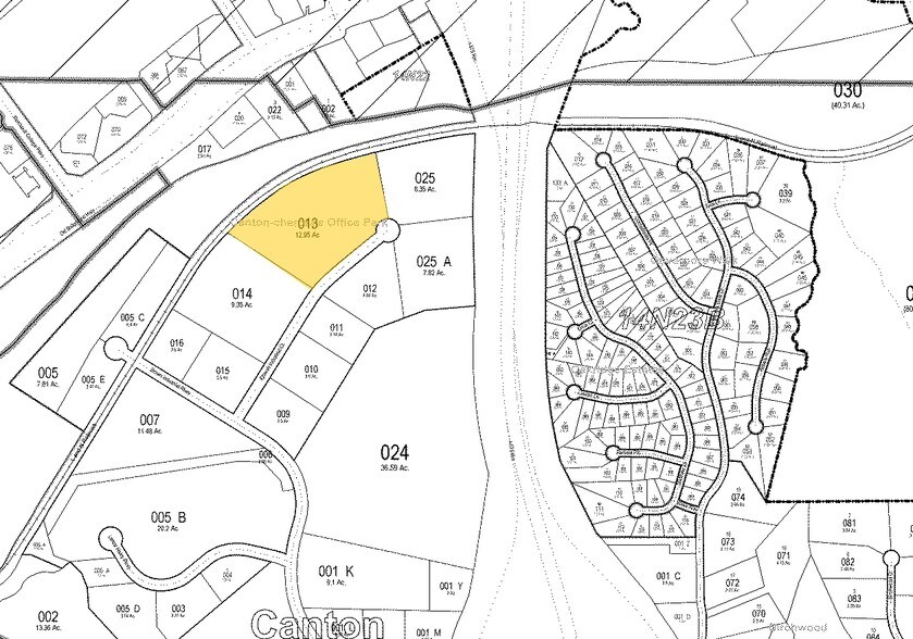 166 Etowah Industrial Ct, Canton, GA à louer - Plan cadastral – Image 3 sur 4