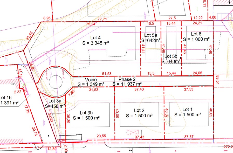 99 Avenue De Seine, La Rochette à vendre - Plan de site – Image 1 sur 3
