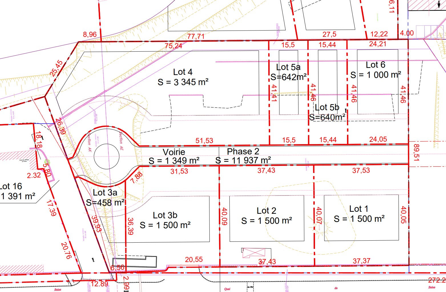 99 Avenue De Seine, La Rochette à vendre Plan de site– Image 1 sur 4