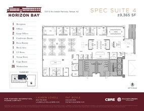 1337 E Rio Salado Parkway, Tempe, AZ à louer Plan d’étage– Image 1 sur 1