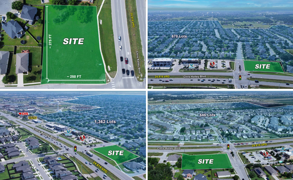 1501 Knowles Dr, Hutto, TX à louer - Aérien – Image 2 sur 6