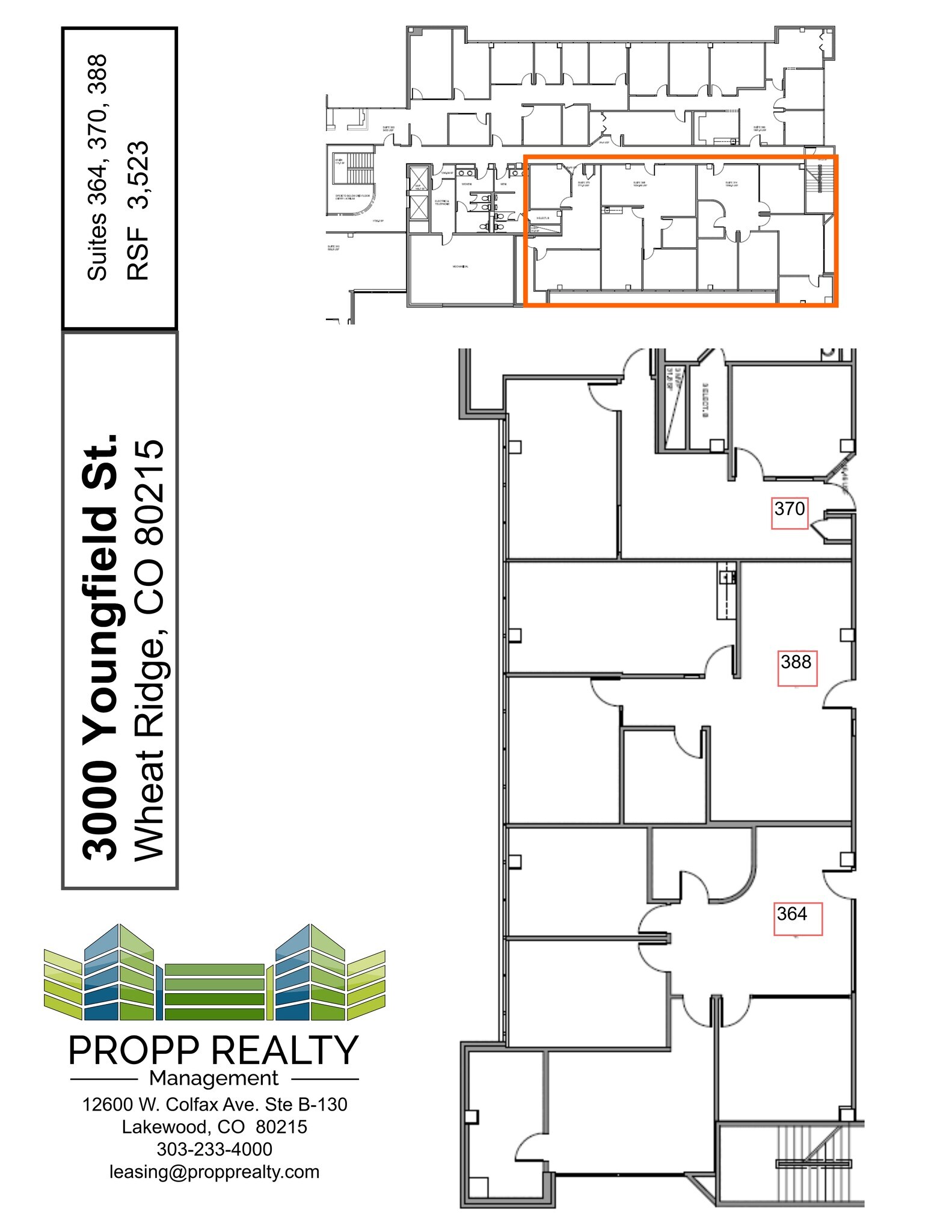 3000 Youngfield St, Wheat Ridge, CO à louer Plan de site– Image 1 sur 1