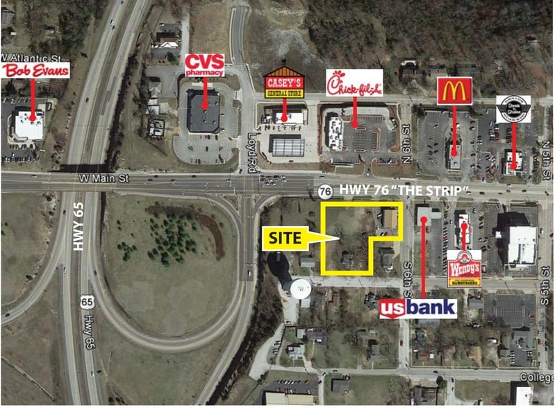 600 W Main St, Branson, MO à louer - Aérien – Image 3 sur 3