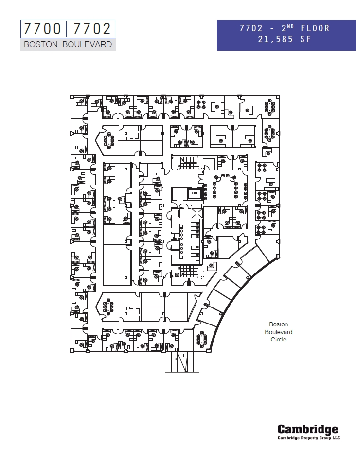 7702 Boston Blvd, Springfield, VA à louer Plan d’étage– Image 1 sur 1