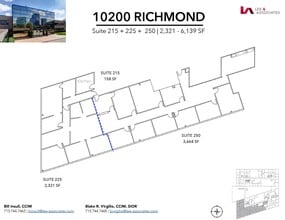 10200 Richmond Ave, Houston, TX à louer Plan d’étage– Image 1 sur 2