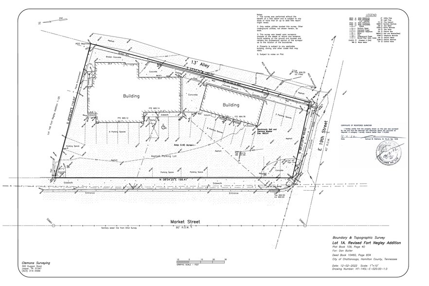 1846 Market St, Chattanooga, TN à vendre - Plan cadastral – Image 3 sur 3