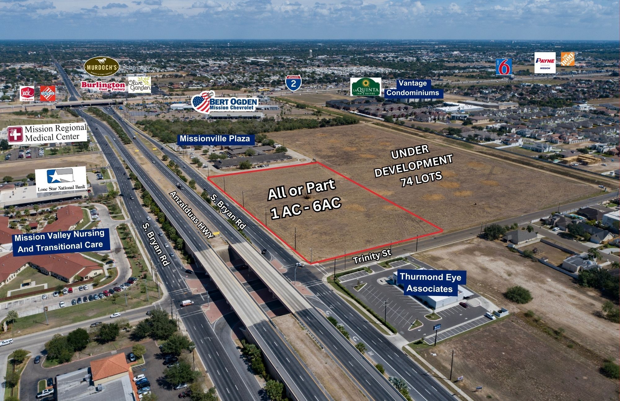 Bryan Road & Trinity Street, Mission, TX à louer Photo de l’immeuble– Image 1 sur 6