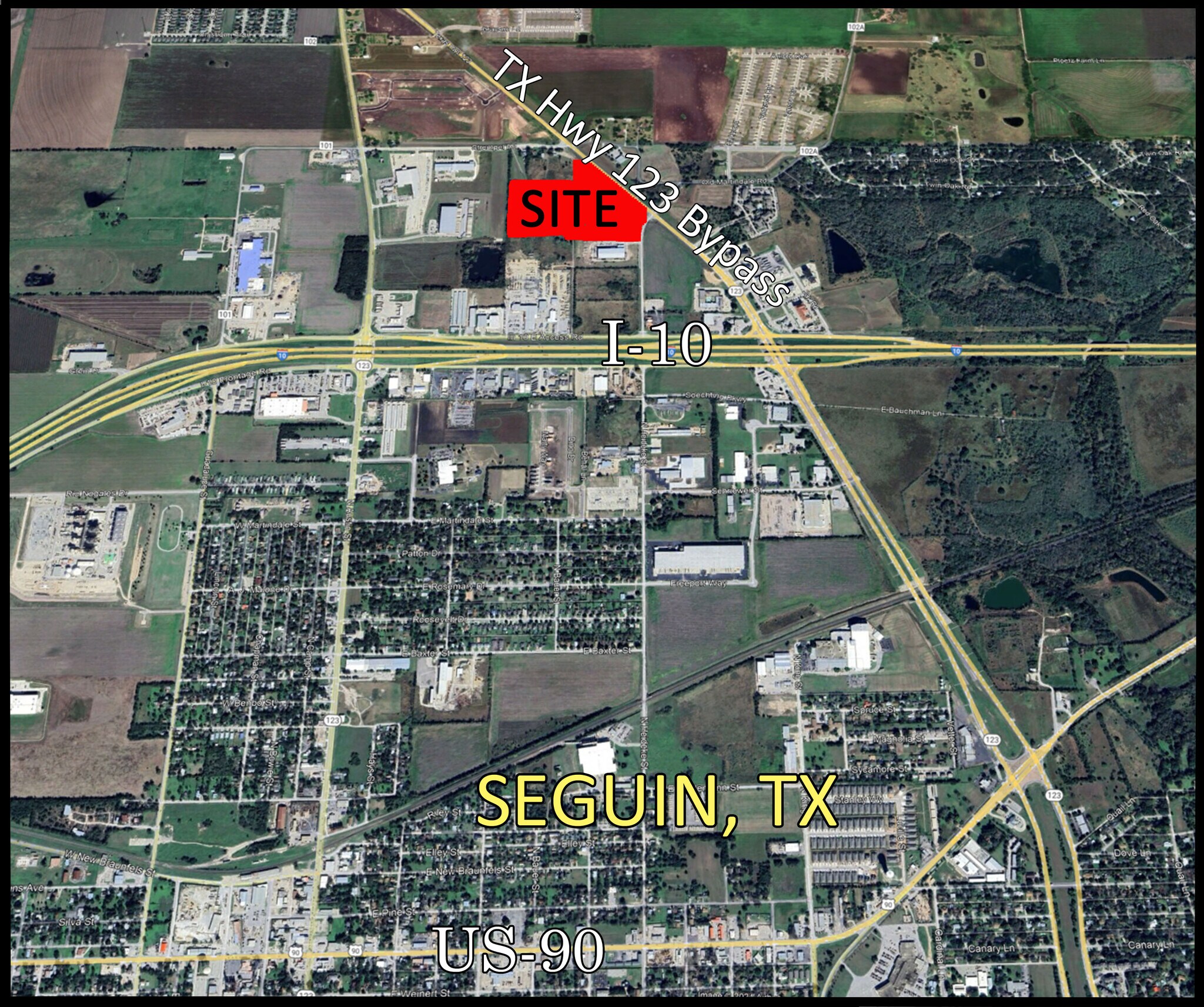 3226 Highway 123 Bypass, Seguin, TX à vendre Aérien– Image 1 sur 7