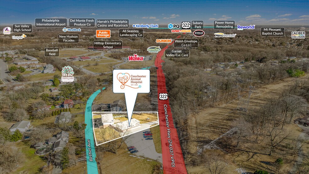 530 Conchester Hwy, Boothwyn, PA à vendre - Photo de l’immeuble – Image 3 sur 5
