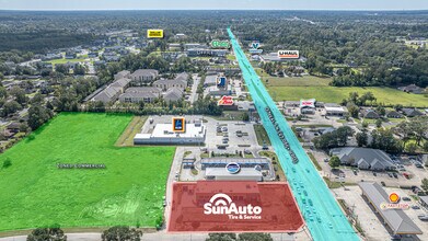 2327 Oneal Ln, Baton Rouge, LA - VUE AÉRIENNE vue de carte