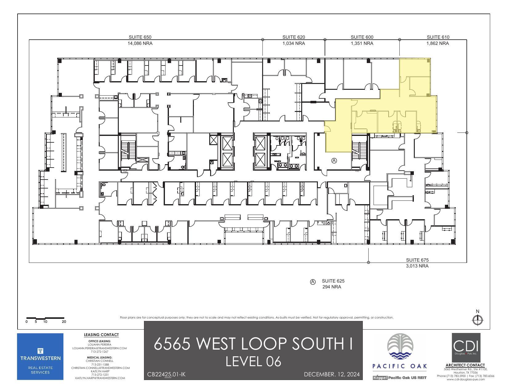 6565 West Loop South, Bellaire, TX à louer Plan d’étage– Image 1 sur 1