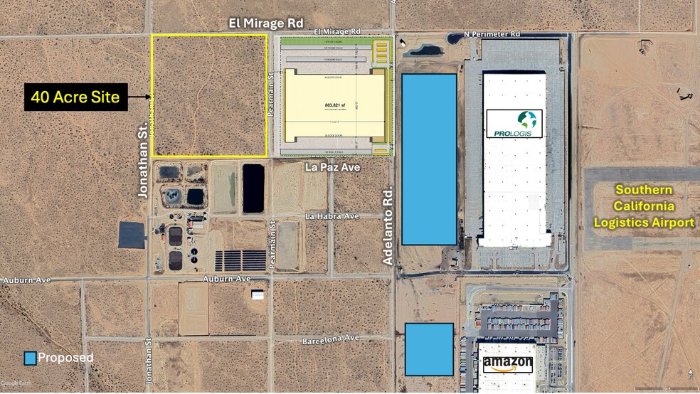 El Mirage Rd., Adelanto, CA à vendre - Aérien – Image 2 sur 2