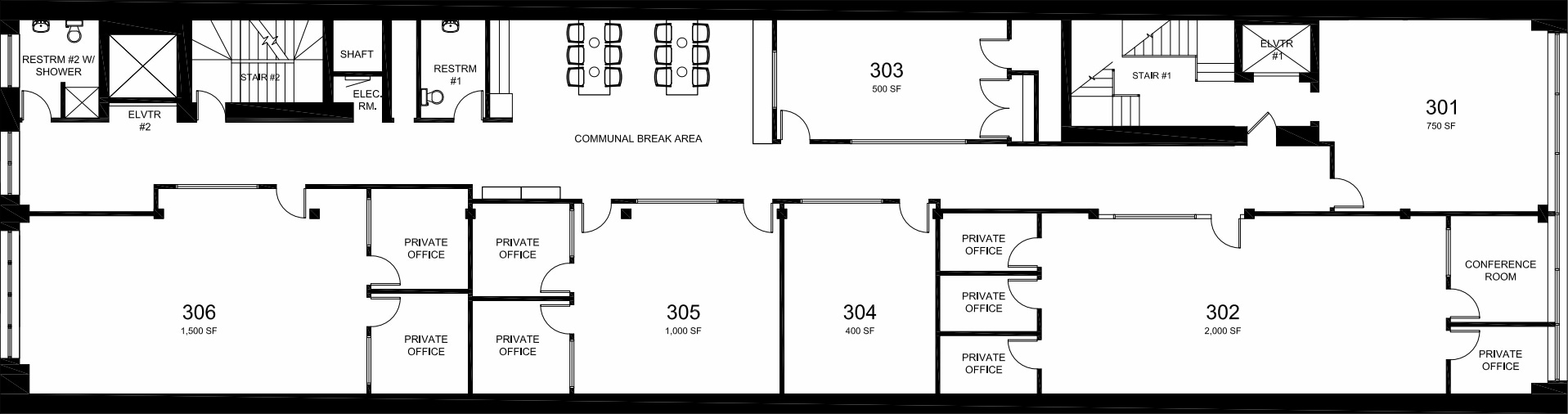 1132 S Wabash Ave, Chicago, IL à louer Plan d’étage– Image 1 sur 16