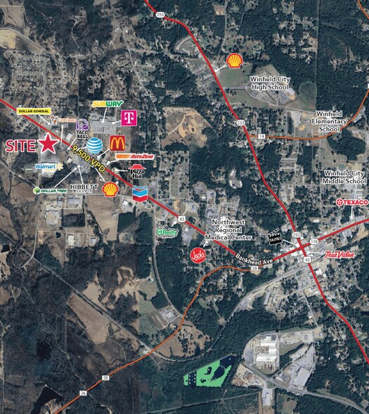 2581 US Highway 43, Winfield, AL à louer - Photo de l’immeuble – Image 2 sur 2
