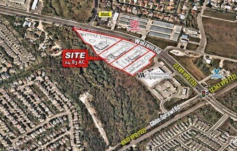Gibbs Sprawl & Walzem Rd, San Antonio, TX - Vue aérienne  vue de carte