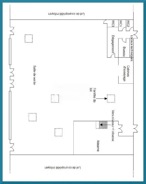 Local commercial dans Metz à louer Plan d’étage– Image 1 sur 3
