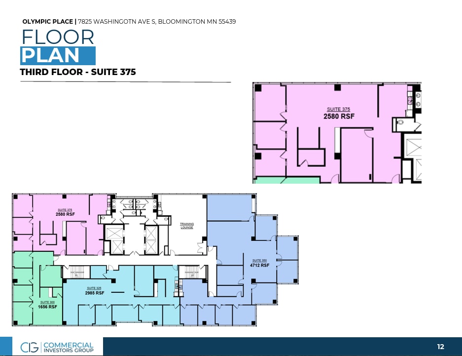 7825 Washington Ave S, Minneapolis, MN à louer Plan d’étage– Image 1 sur 1