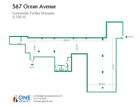 567 Ocean Ave, Brooklyn, NY à louer Plan d’étage– Image 1 sur 7