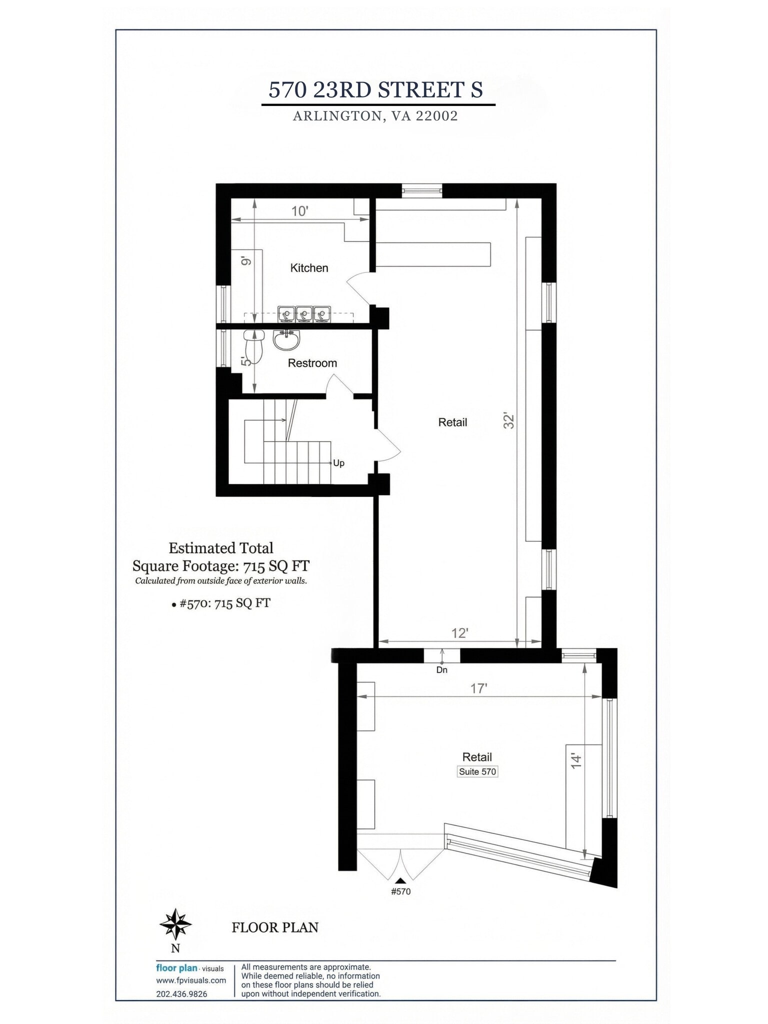 566-578 23rd St S, Arlington, VA à louer Plan de site– Image 1 sur 1