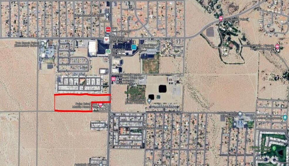 Palm Dr, Desert Hot Springs, CA à vendre - Aérien – Image 2 sur 4