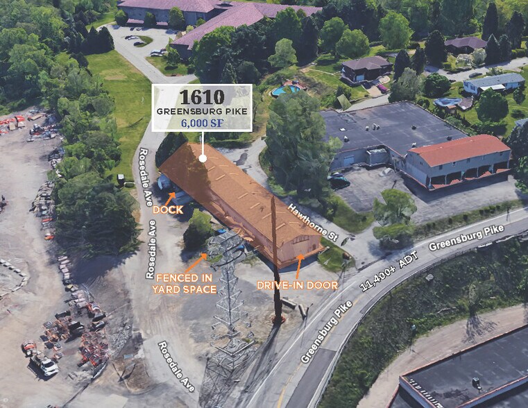 1610 Greensburg Pike, North Versailles, PA à louer - Photo de l’immeuble – Image 1 sur 9