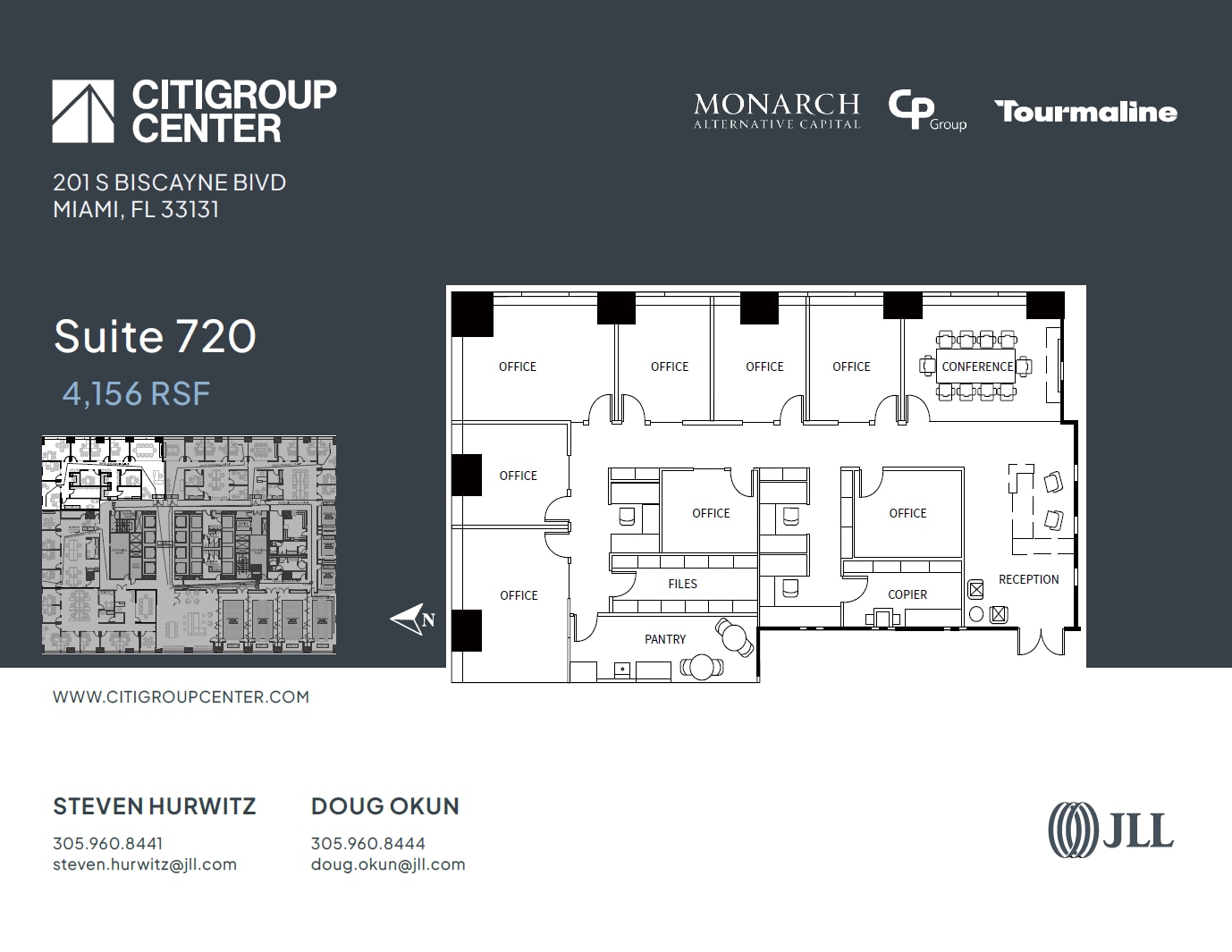 201 S Biscayne Blvd, Miami, FL à louer Plan d’étage– Image 1 sur 1