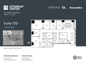 201 S Biscayne Blvd, Miami, FL à louer Plan d’étage– Image 1 sur 1