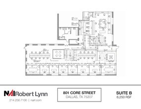 801 Core St, Dallas, TX à vendre Plan d’étage– Image 1 sur 1