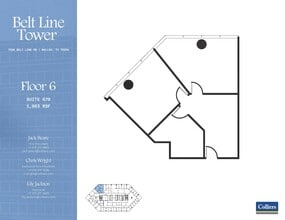 7920 Belt Line Rd, Dallas, TX à louer Plan d’étage– Image 1 sur 1