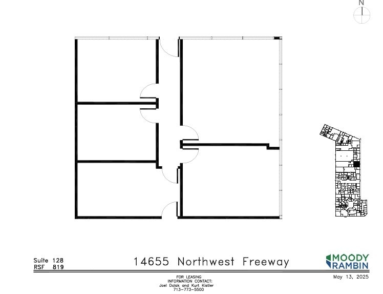 14655 Northwest Fwy, Houston, TX à louer Plan d’étage– Image 1 sur 1