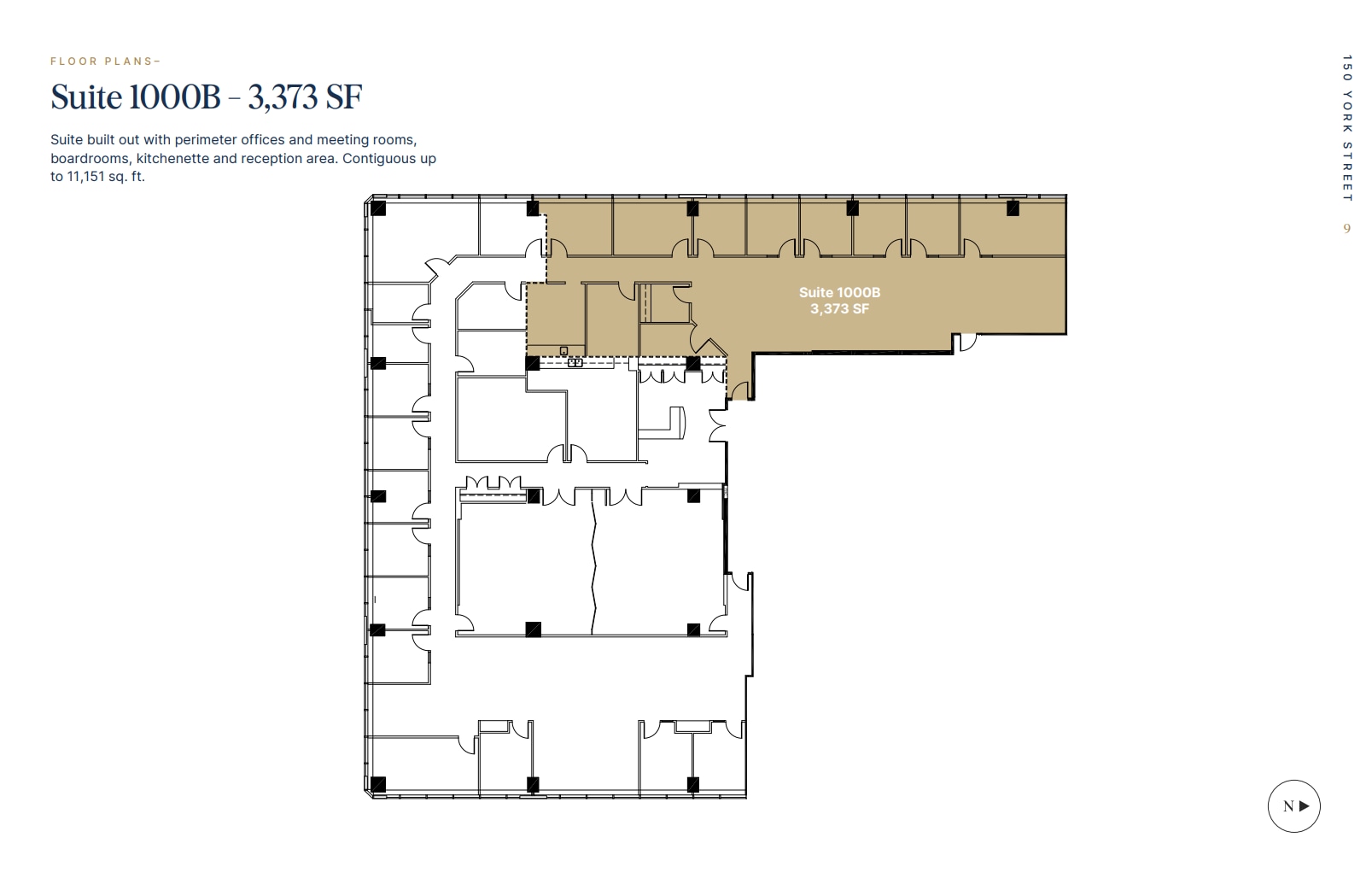 150 York St, Toronto, ON à louer Plan d’étage– Image 1 sur 1