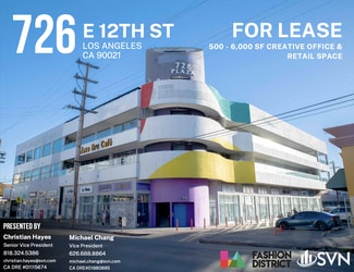 Plus de détails pour 726 E 12th St, Los Angeles, CA - Local commercial, Local d'activités à louer