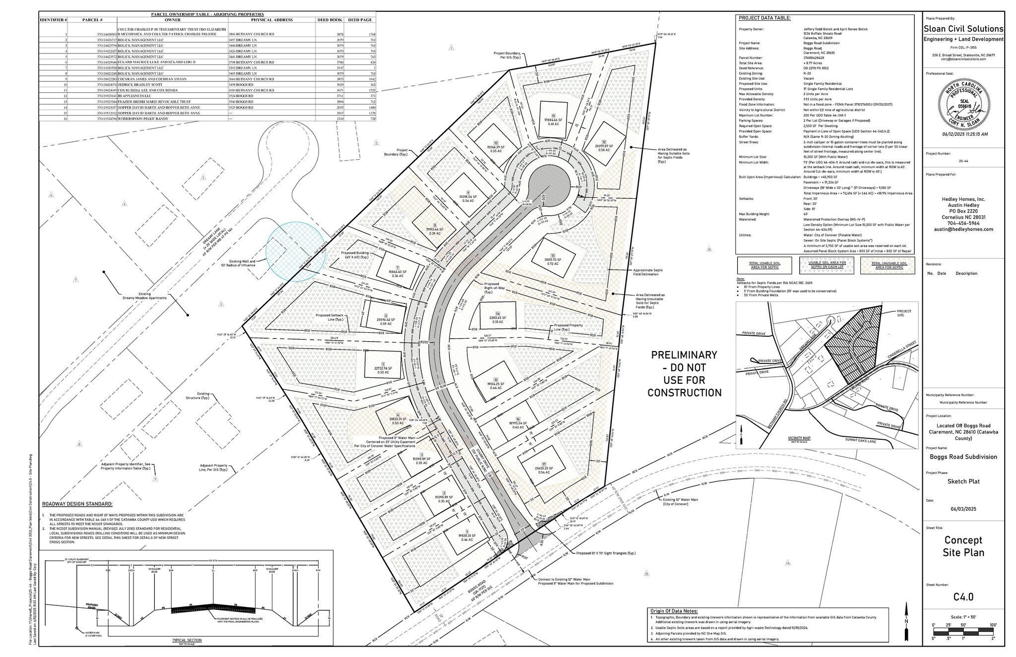 3475 Boggs Rd, Claremont, NC à vendre Plan de site– Image 1 sur 5