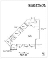 5819 Hwy 6, Missouri City, TX à louer Plan d’étage– Image 1 sur 1