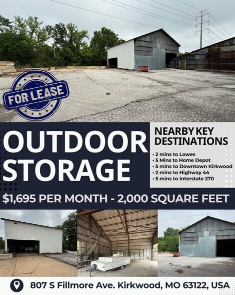 807 S Fillmore Ave, Kirkwood, MO à louer - Photo de l’immeuble – Image 2 sur 3