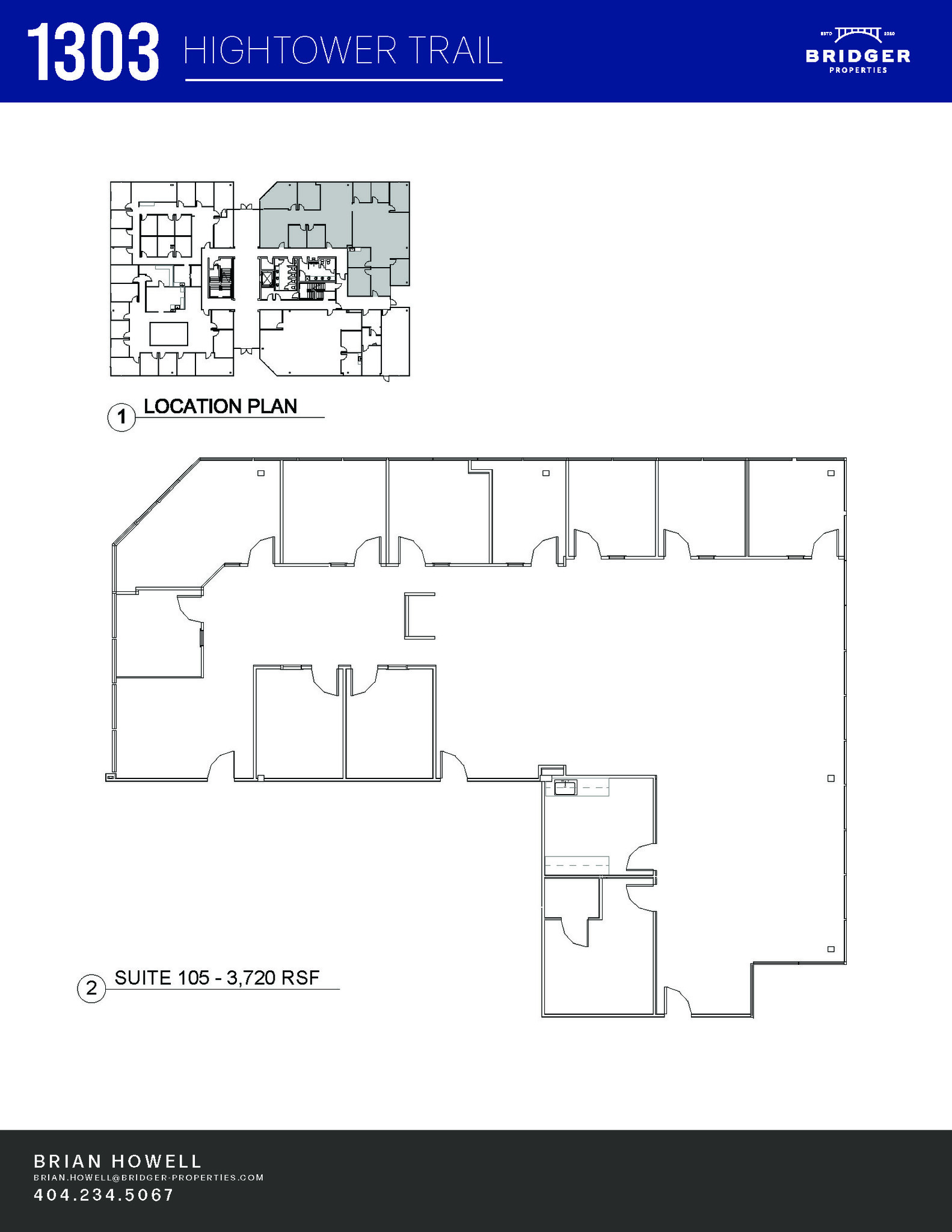 1301 Hightower Trl, Atlanta, GA à louer Plan d’étage– Image 1 sur 1