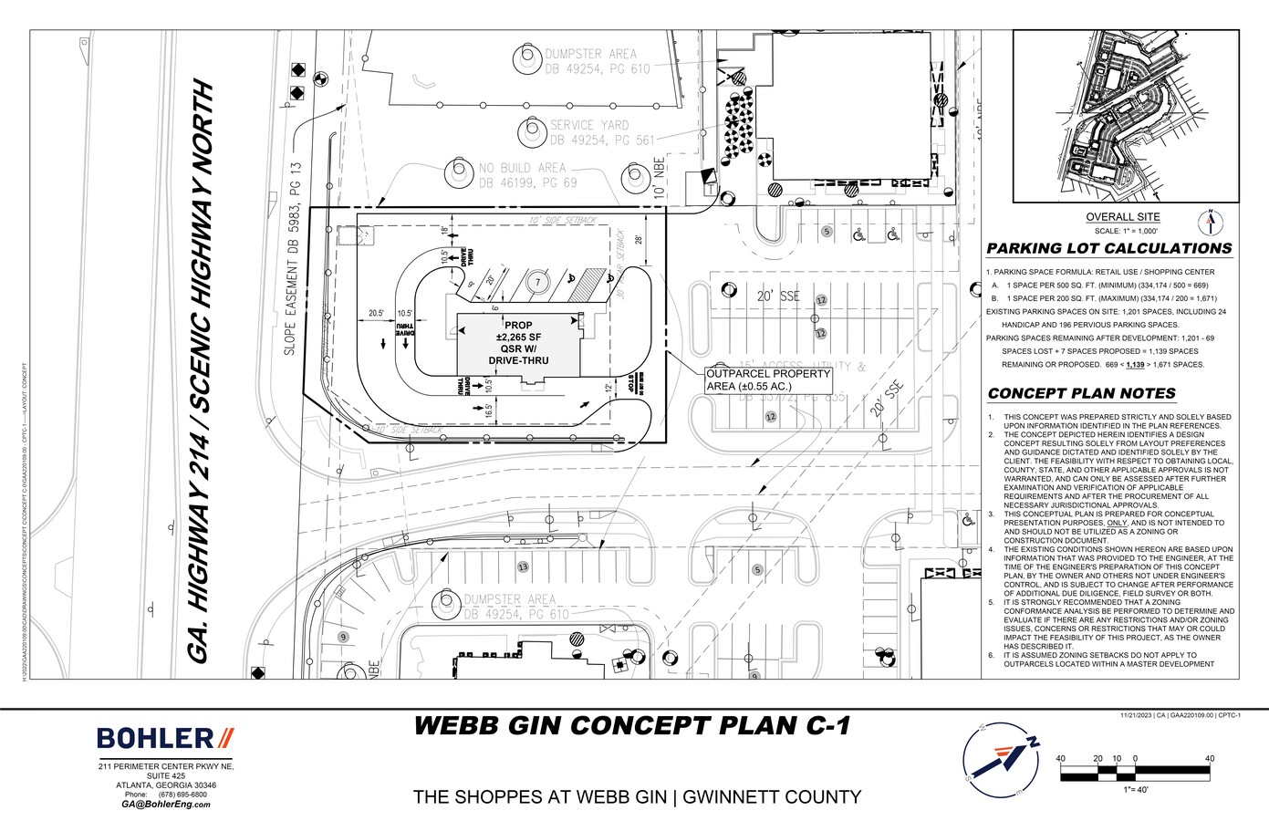 Plan de site