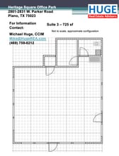 2801-2831 W Parker Rd, Plano, TX à louer Plan d’étage– Image 1 sur 1