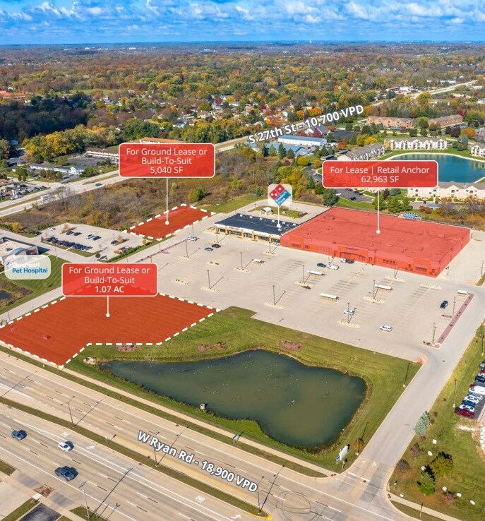 2440 W Ryan Rd, Oak Creek, WI à louer Photo principale– Image 1 sur 2