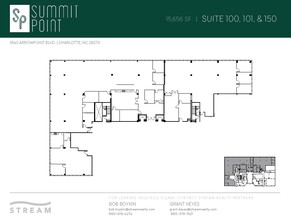 9140 Arrowpoint Blvd, Charlotte, NC à louer Plan d’étage– Image 2 sur 2