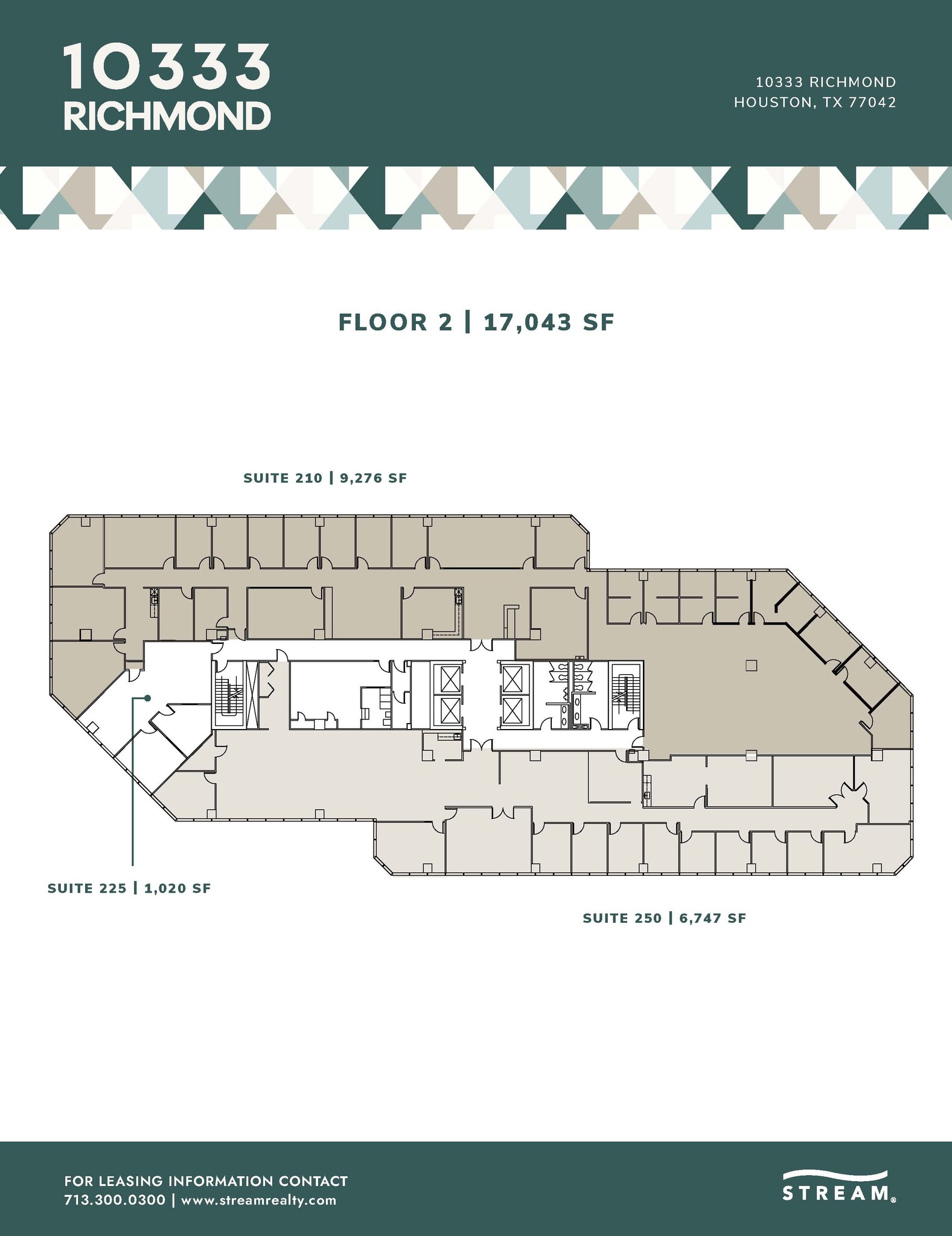 10333 Richmond Ave, Houston, TX à louer Plan d’étage– Image 1 sur 1