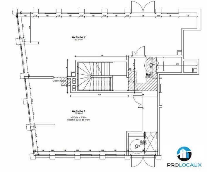 Local d'activités dans Le Pont-de-Claix à vendre - Plan d’étage – Image 2 sur 6