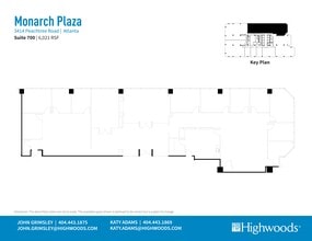 3414 Peachtree Rd NE, Atlanta, GA à louer Plan de site– Image 1 sur 1