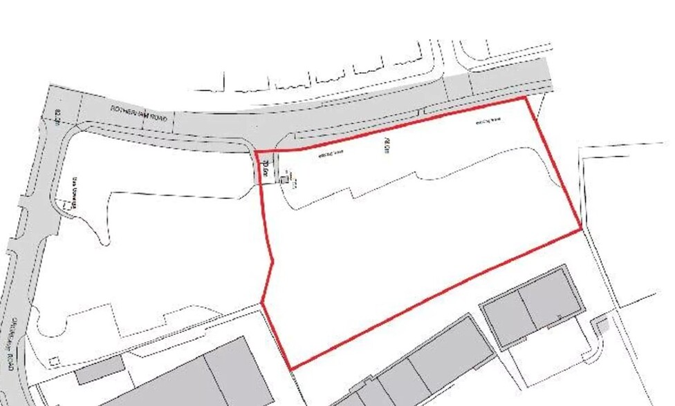 Rotherham Rd, Sheffield à vendre - Plan cadastral – Image 2 sur 2